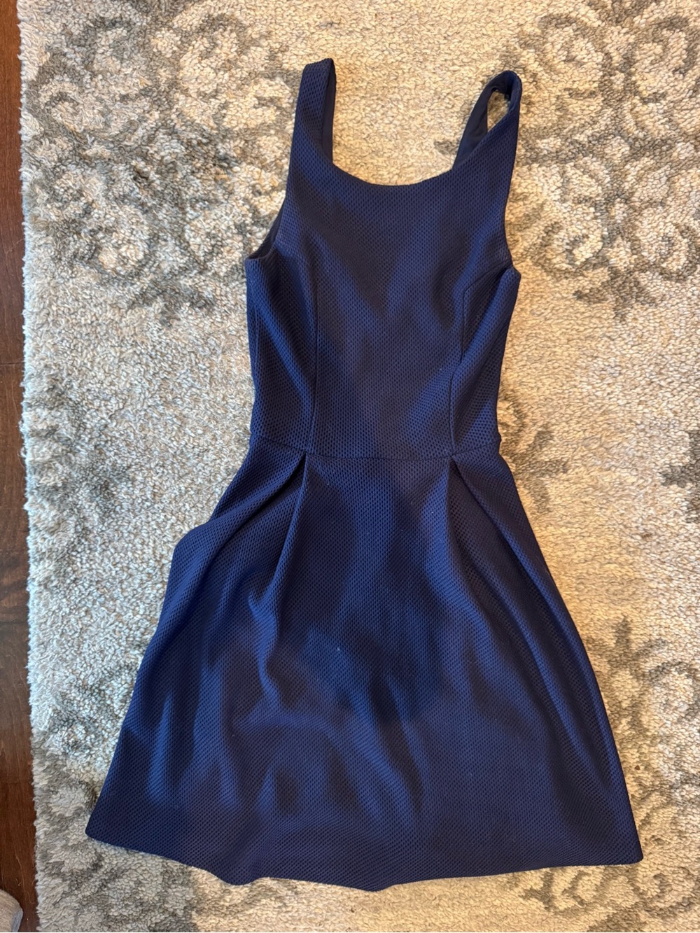 Aqua Navy Sleek Dress